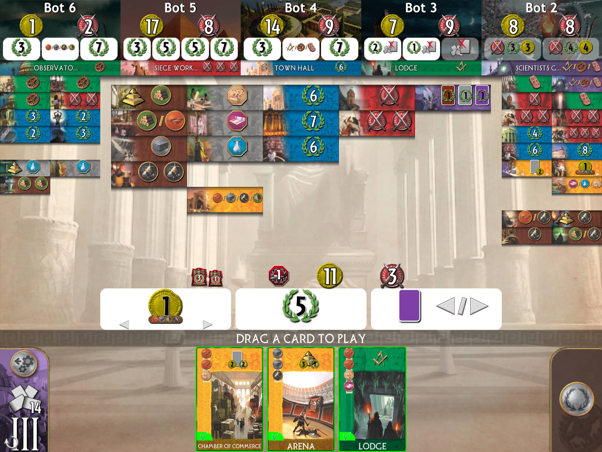 Review 7 Wonders Stately Play